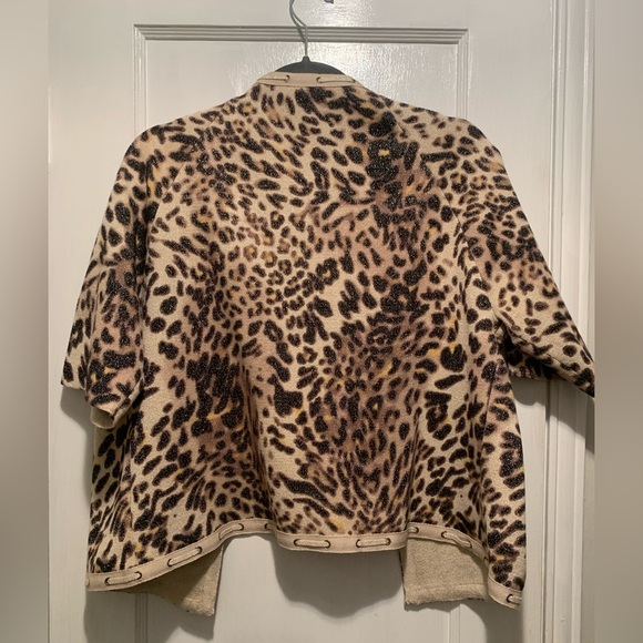 Chico's Animal Instinct Sandra Sweater Cardigan - Picture 2 of 13